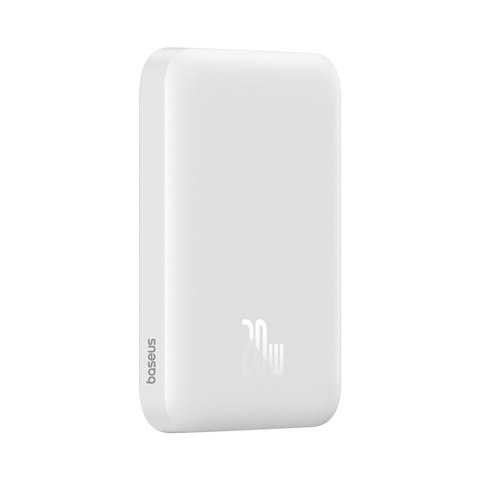 Powerbank 6000mAh Magnetic Mini Air 20W z kablem USB-C - biały BASEUS
