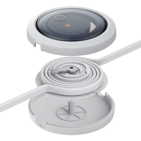 3w1 Kabel uniwersalny zwijany USB-C - Lightning / USB-C / micro USB 100W 1.1m - biały BASEUS