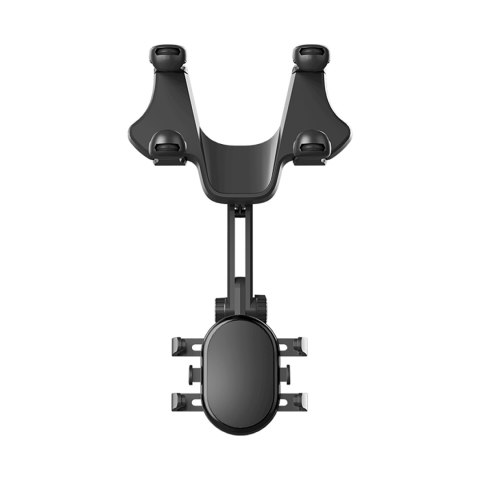 Uchwyt na telefon do samochodu na lusterko wsteczne ramię 18cm - czarny HURTEL