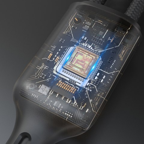 2w1 Kabel przewód z ładowarką do Apple Watch + wtyczka USB-C PD 60W - czarna DUDAO