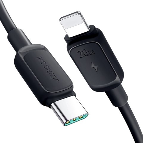 Kabel przewód Multi-Color Series A14 USB-C - iPhone Lightning 20W 1.2 m - czarny JOYROOM