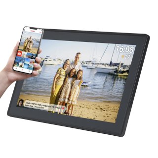 Ramka cyfrowa 15.6'' 16GB microSD WiFi głośnik MPEG4 Frameo PFF-1515B - czarna Denver