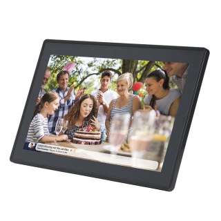 Ramka cyfrowa 15.6'' 16GB microSD WiFi głośnik MPEG4 Frameo PFF-1515B - czarna Denver
