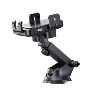 Uchwyt elektryczny z ładowarką indukcyjną 15W na deskę rozdzielczą - czarny JOYROOM