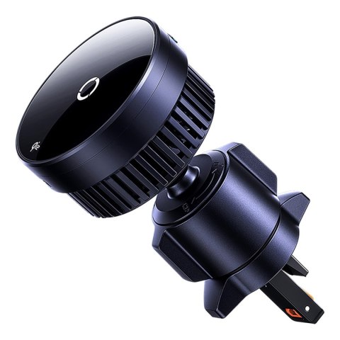 Uchwyt samochodowy MagPro na kratkę nawiewu z ładowarką indukcyjną Qi2.0 15W - czarny BASEUS