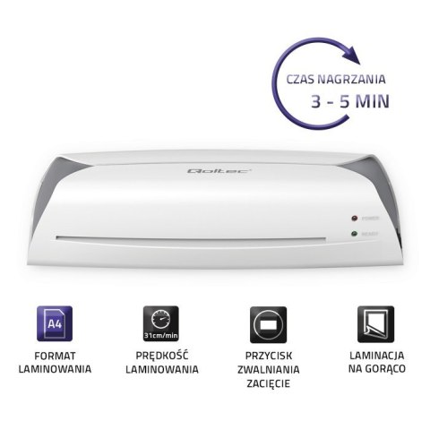 Laminator LMR-0327 | A4 Qoltec