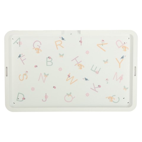 Tablica manipulacyjna LULILO LUDO stolik drewniany sensoryczny 2w1 różowy Kik Sp. z o. o. Sp. k.