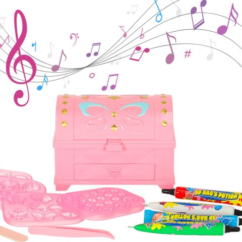 Kreatywny zestaw do robienia biżuterii koralików zawieszek magiczne pudełko UV Kik Sp. z o. o. Sp. k.