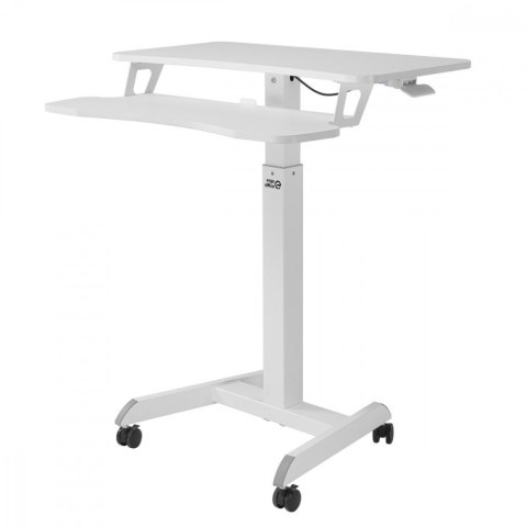 Mobilna stacja robocza z regulacją wysokości Ergo Office ER-444W Maclean