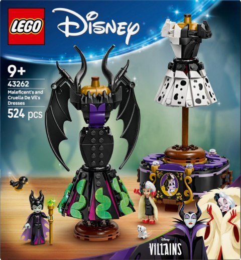 Klocki Disney 43262 Suknie Diaboliny i Cruelli De Mon LEGO