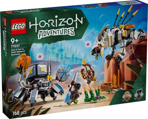Klocki Horizon 77037 Aloy i Varl kontra krabołaz i piłoząb LEGO