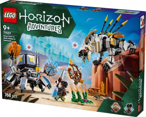 Klocki Horizon 77037 Aloy i Varl kontra krabołaz i piłoząb LEGO