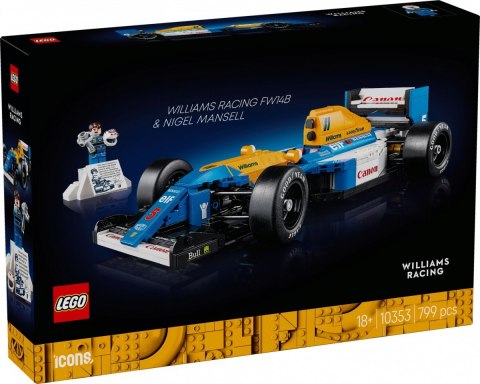 Klocki Icons 10353 Williams Racing FW14B i Nigel Mansell LEGO