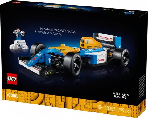 Klocki Icons 10353 Williams Racing FW14B i Nigel Mansell LEGO