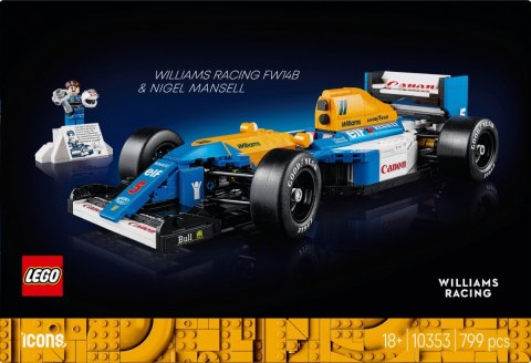 Klocki Icons 10353 Williams Racing FW14B i Nigel Mansell LEGO