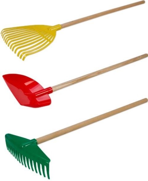 Narzędzia ogrodowe 60 cm display 24 sztuki Lena