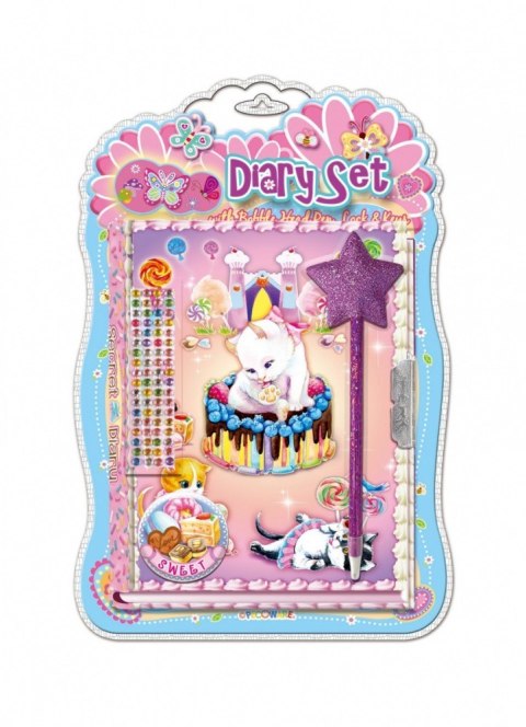 Pamiętnik z długopisem Pecoware - Kotek Pulio