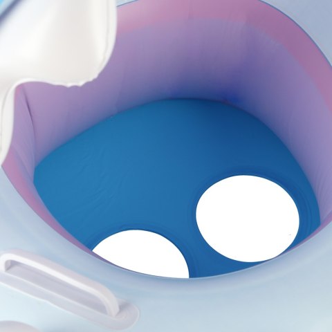 Kółko do pływania koło dmuchane dla niemowląt pontonik dla dzieci z siedziskiem z daszkiem rekin 23kg Kik Sp. z o. o. Sp. k.