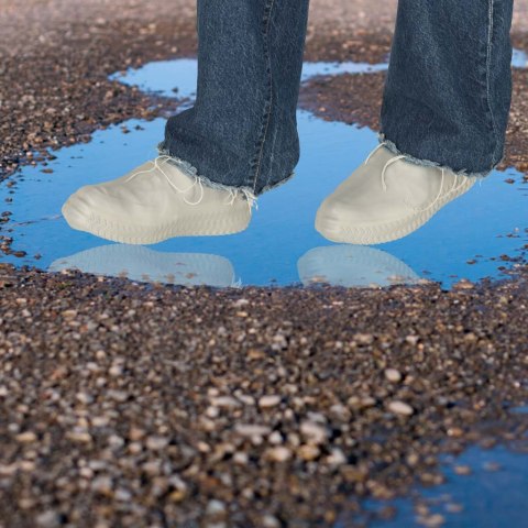 Nakładki przeciwdeszczowe na buty ochraniacze nieprzemakalne przeciwdeszczowe kalosze M szare roz. 35-38 Kik Sp. z o. o. Sp. k.