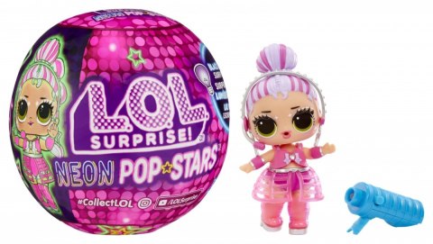 Lalka L.O.L. Surprise Neon Pop Stars Display 12 sztuk MGA