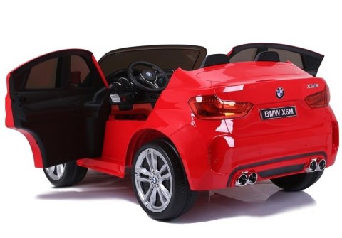 Auto na Akumulator NOWE BMW X6M Czerwone LEAN CARS