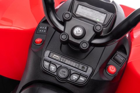 Quad Na Akumulator CAN-AM Renegate Czerwony LEAN CARS