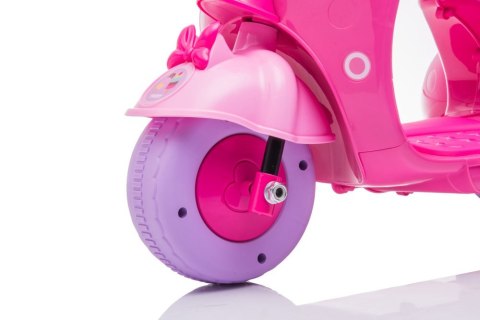 Skuter Lodziarnia Trójkołowy JT5258 Różowy LEAN CARS