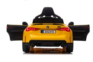 Auto Na Akumulator Bmw M4 Zółte LEAN CARS