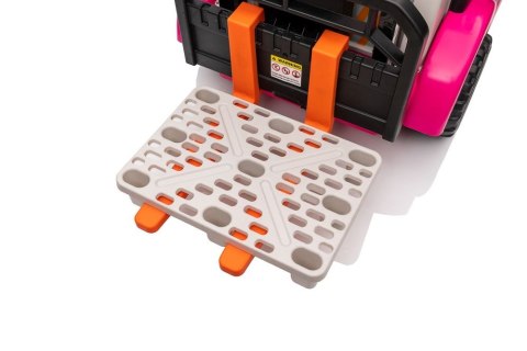 Wózek Widłowy Na Akumulator XMX638 Różowy LEAN CARS