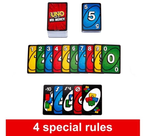 Gra Uno Show No Mercy Mattel