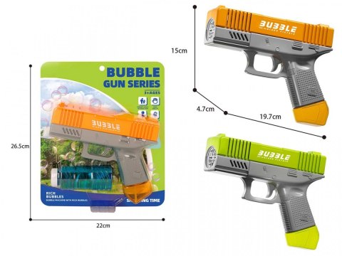 Pistolet na bańki mydlane + płyn Madej