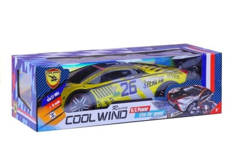 Auto Zdalnie Sterowane Sportowe Pilot R/C Żółte LEAN Toys