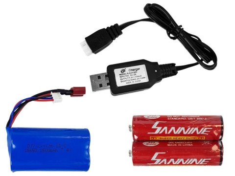 Auto Rajdowe Zdalnie Sterowane Niebieskie 2.4G 1:18 35 km/h Kontrola Prędkości LEAN Toys