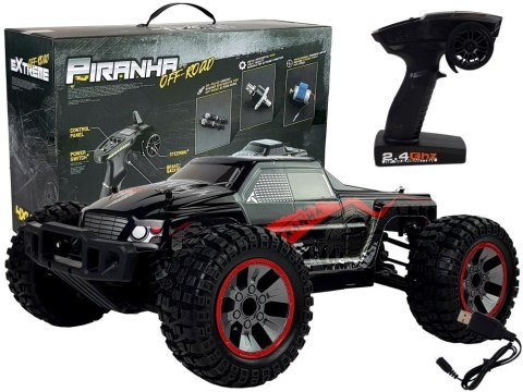 Auto Terenowe Off-Road Zdalnie Sterowane Czerwone 1:10 40 km/h LEAN Toys