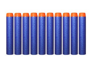 Miękkie Naboje Piankowe Do Pistoletów 10 Sztuk Niebieskie LEAN TOYS