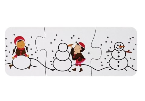 Puzzle Edukacyjne Układanka Nauka 10 Połączeń LEAN TOYS