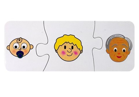 Puzzle Edukacyjne Układanka Nauka 10 Połączeń LEAN TOYS