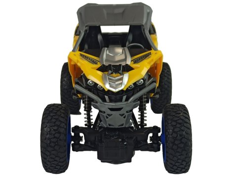 Terenowe Auto Off- Road Zdalnie Sterowane 2,4 GHz 1:16 Żółte LEAN Toys
