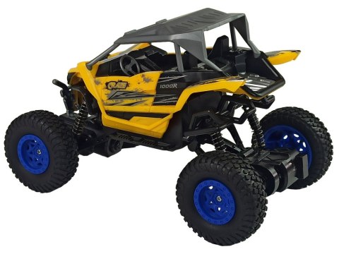 Terenowe Auto Off- Road Zdalnie Sterowane 2,4 GHz 1:16 Żółte LEAN Toys