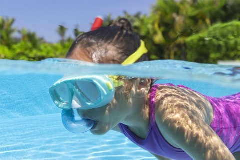 Maska Do Nurkowania Z Rurką Zielona Bestway 24018 Bestway