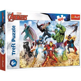 Puzzle - 160 - Marvel Avengers - Gotowi by ratować świat - Trefl 15368 Trefl Puzzle
