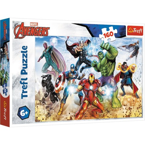 Puzzle - 160 - Marvel Avengers - Gotowi by ratować świat - Trefl 15368 Trefl Puzzle