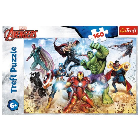 Puzzle - 160 - Marvel Avengers - Gotowi by ratować świat - Trefl 15368 Trefl Puzzle