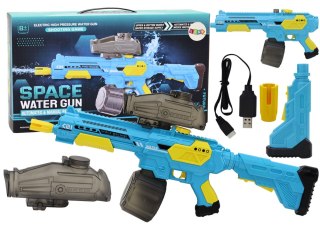 Karabin Pistolet Na Wodę Automat M416 Niebieski Akumulatorowy LEAN Toys
