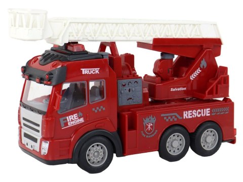 Straż Pożarna Drabina Wysięgnik Model Zdalnie Sterowany LEAN Toys