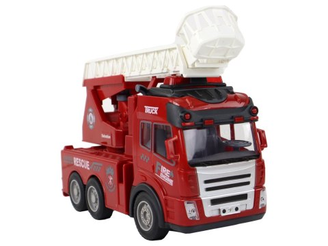 Straż Pożarna Drabina Wysięgnik Model Zdalnie Sterowany LEAN Toys