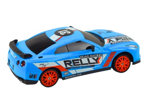 Autko Sportowe Zdalnie Sterowane R/C 1:24 Niebieski Wymienne Koła LEAN Toys