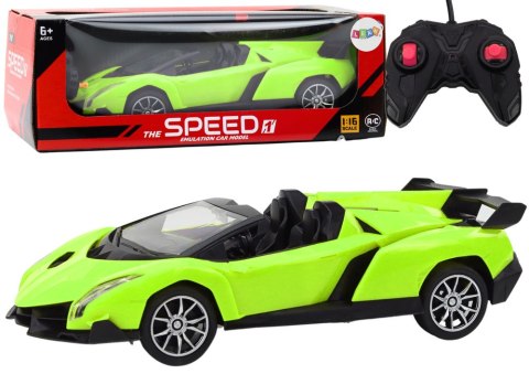 Auto Samochód Sportowy Zdalnie Sterowany RC 1:18 Zielony LEAN Toys