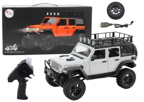 Auto Terenowe Zdalnie Sterowane RC 2.4G Napęd 4x4 Szary LEAN Toys