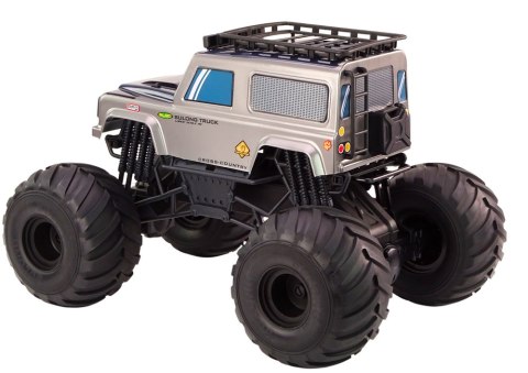 Duże Auto Terenowe Zdalnie Sterowane Suv 2.4G RC 1:6 Szary LEAN Toys